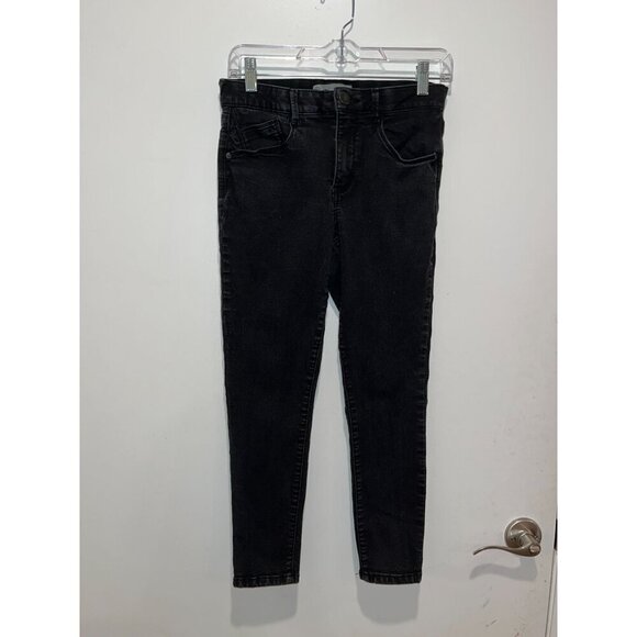 Wit & Wisdom Black Denim Stretch Mid-Rise Ankle Skinny Jeans Women's Size 4P - Picture 3 of 12